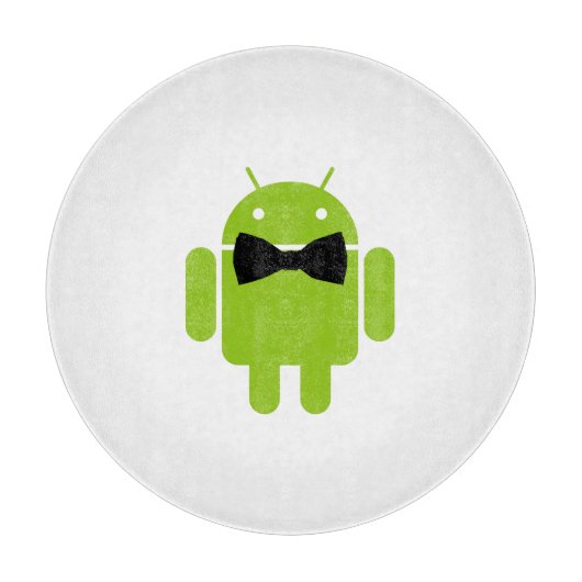 Formele Atire Green Android Robot Snijplank (Voorkant)