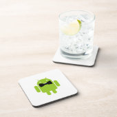 Formele bow Android Robot Bier Onderzetter (Rechterzijde)