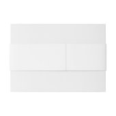 Formele bruiloft uitnodigingen wikkel (Achterkant Voorbeeld)