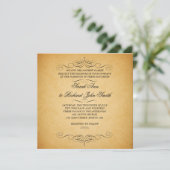  formele bruiloft Vlaanderen Kaart (Staand voorkant)