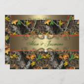 Formele Camo Wedding Invitations 5x7 Kaart (Voorkant / Achterkant)