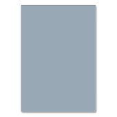 Formele Dusty Blue Monogram bruiloft Kaart (Achterkant)