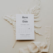 Formele Eenvoudige QR Code Agenda Save The Date