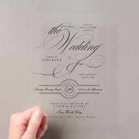 Formele Elegante Kalligrafie Black Tie Trouwfeest