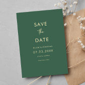 Formele Elegante Minimalistische Moderne Bruiloft Save The Date