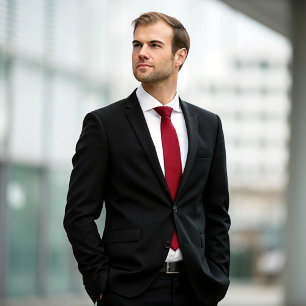 Formele elegante Paarse platte kleur Stropdas