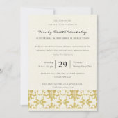 FORMELE FAUX GOLD DAMASK CLASSIC WORKSHOP EVAL KAART (Voorkant)