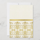 FORMELE FAUX GOLD DAMASK CLASSIC WORKSHOP EVAL KAART (Achterkant)