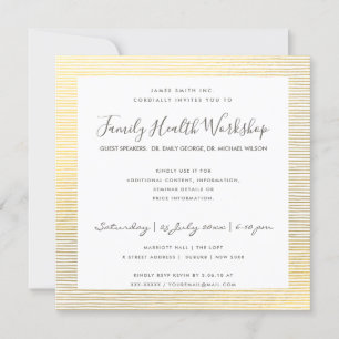 FORMELE FAUX GOLD WHITE STRIPE LINE WORKSHOP EVEN KAART