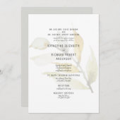 Formele gedempte sloop beide ouders uitnodiging (Voorkant / Achterkant)