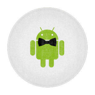 Formele Groene Androïde Robot Atire Snijplank