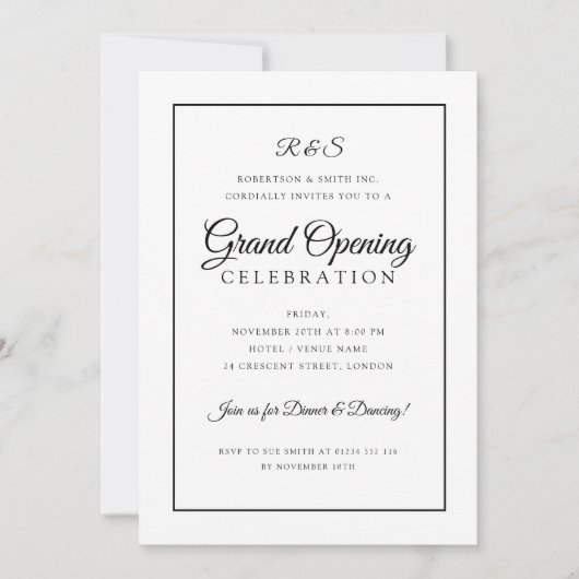 Formele Groothertogdom Lijst van het Monogram van  Kaart (Voorkant)