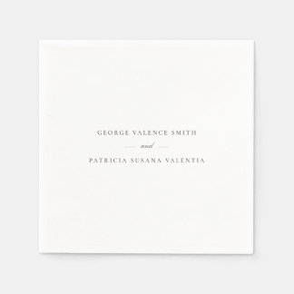 Formele kalligrafie Elegant | Weddenschap Servet