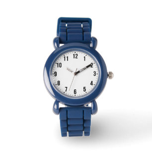 Formele kinderhorloge met zachte siliconen band horloge