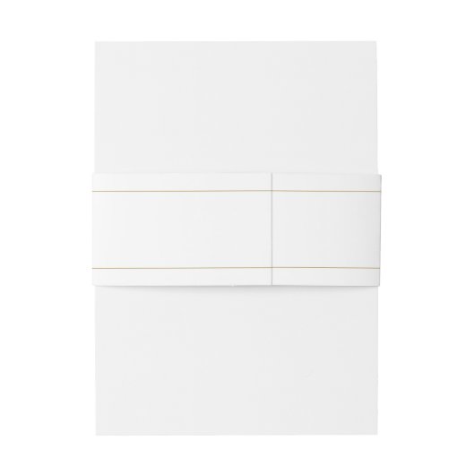 Formele Klassieke Monogram Zwart en Goud Trouwen Uitnodigingen Wikkel (Achterkant Voorbeeld)