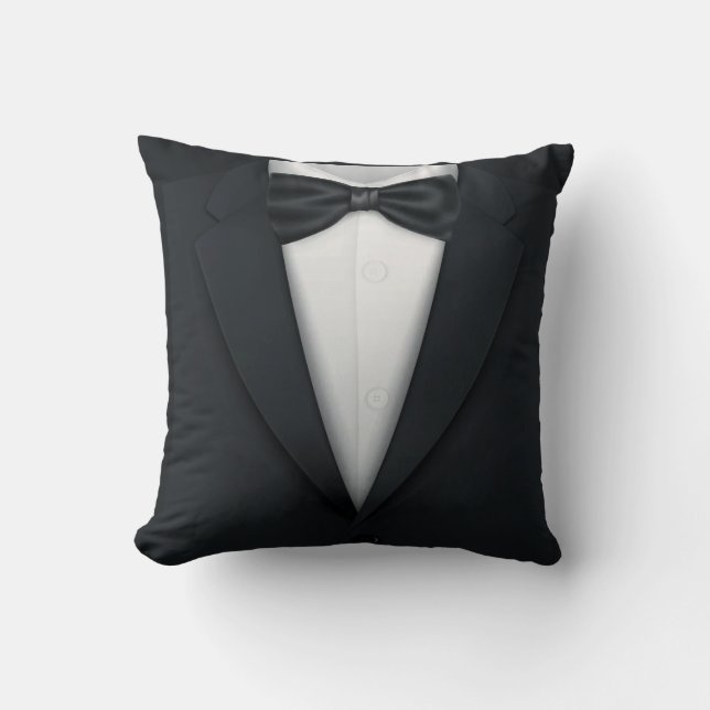 Formele Mannen Tuxedo Tux Kussen (Voorkant)