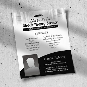 Formele notaris & leningondertekeningsagent foto flyer