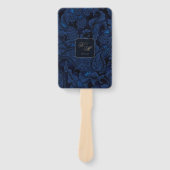 Formele Paisley Wedding Navy Blue ID767 Handwaaier (Voorkant)