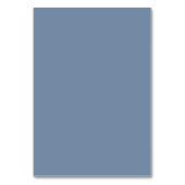 Formele Periwinkle Monogram Bruiloft Kaart (Achterkant)