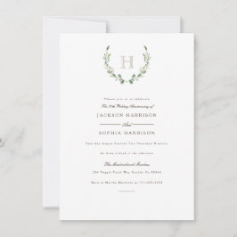 Formele & Rustieke Groene Jubileum Uitnodiging