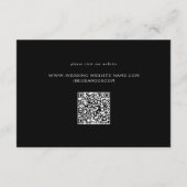 Formele scrollen bladeren zwart wit Accommodaties Informatiekaartje (Achterkant)