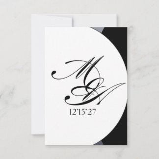 Formele Trouwkaart Details RSVP Kaartje