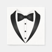 Formele Tuxedo Cocktail Servet (Voorkant)