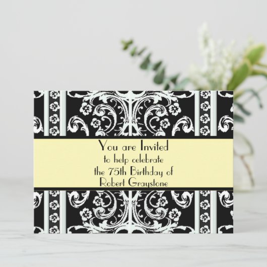 Formele uitnodiging (Staand voorkant)