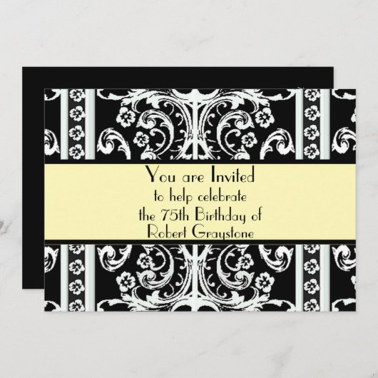 Formele uitnodiging (Voorkant / Achterkant)