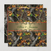 Formele uitnodiging tot weduwschap in Camo (Voorkant / Achterkant)