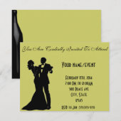 Formele uitnodiging voor feest (Voorkant / Achterkant)