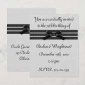 Formele uitnodiging voor geboorte (Voorkant / Achterkant)