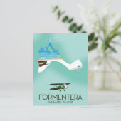 Formentera Baléares Carte Carte poster voyage (Debout devant)