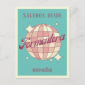 Formentera Espagne Rétro vacances Carte postale (Devant)