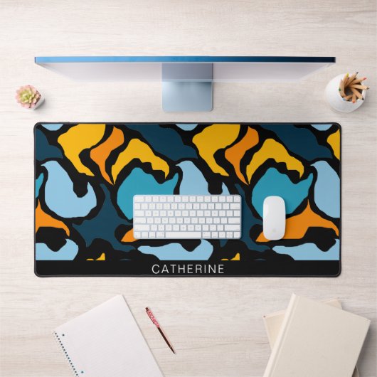 Formes Abstraites Artsy Black (Bureau 1)