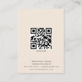 Formes Abstraites Carte d'affichage à oreille arti (Dos)