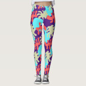 Formes Abstraites Choisissez votre couleur Legging (Devant)