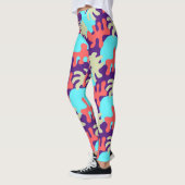 Formes Abstraites Choisissez votre couleur Legging (Gauche)