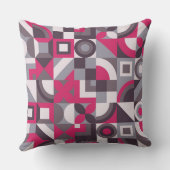 Formes Abstraites coussin de style motif. (Verso)