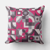 Formes Abstraites coussin de style motif. (Recto)
