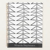 Formes Abstraites en noir blanc personnalisées (Devant)