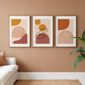 Formes Abstraites - Ensemble minimal d'art mural