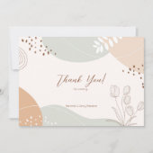 Formes Abstraites et Cartes de remerciements de fl (Devant)