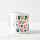 Formes Abstraites et colorées Mug classique (Devant gauche)
