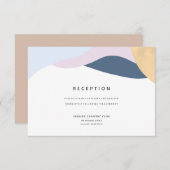 Formes Abstraites modernes Carte de réception de m (Devant / Derrière)