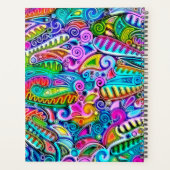 Formes abstraites très colorées art 9 (Dos)
