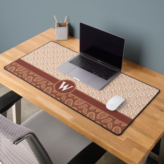 Formes amusantes Amoeba avec Monogramme (Bureau 2)