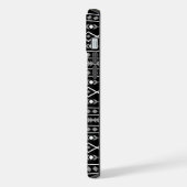 Formes Aztec Motif gris noir (Côté gauche)