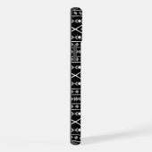 Formes Aztec Motif gris noir (Côté droit)