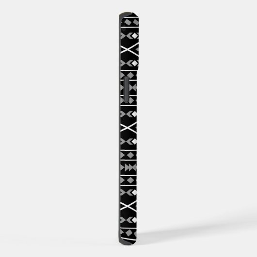 Formes Aztec Motif gris noir (Côté droit)